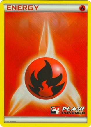 Fire Energy (2011 Play! Pokemon) - League & Championship Cards Holofoil