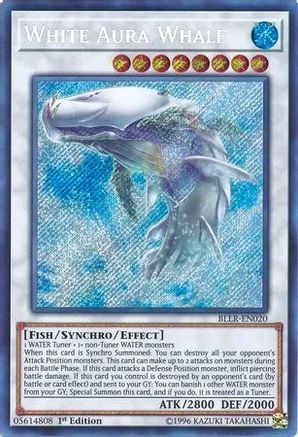 White Aura Whale (BLLR-EN020) - Battles of Legend: Light's Revenge 1st Edition