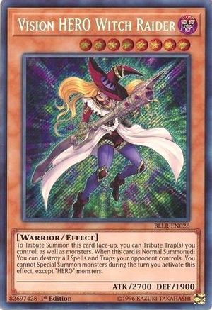 Vision HERO Witch Raider (BLLR-EN026) - Battles of Legend: Light's Revenge 1st Edition