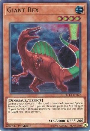 Giant Rex (BLLR-EN027) - Battles of Legend: Light's Revenge 1st Edition