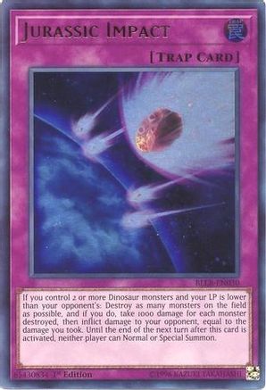 Jurassic Impact (BLLR-EN030) - Battles of Legend: Light's Revenge 1st Edition