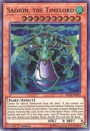 Sadion, the Timelord (BLLR-EN033) - Battles of Legend: Light's Revenge 1st Edition