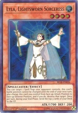 Lyla, Lightsworn Sorceress (BLLR-EN036) - Battles of Legend: Light's Revenge 1st Edition