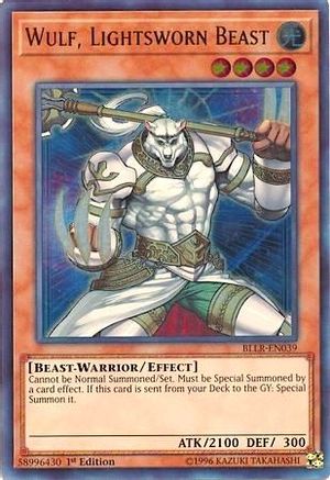 Wulf, Lightsworn Beast (BLLR-EN039) - Battles of Legend: Light's Revenge 1st Edition