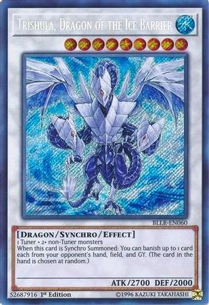 Trishula, Dragon of the Ice Barrier (BLLR-EN060) - Battles of Legend: Light's Revenge 1st Edition