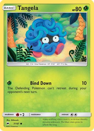 Tangela 7/147 - Burning Shadows