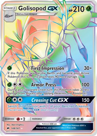 Golisopod-GX 148/147 - Burning Shadows Holofoil