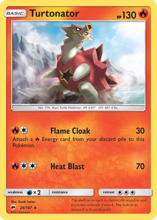 Turtonator 26/147 - SM  Burning Shadows