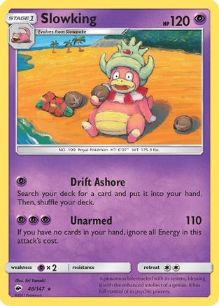Slowking 48/147 - Burning Shadows Reverse Holofoil