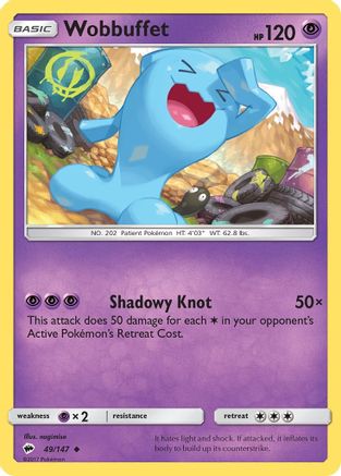 Wobbuffet 49/147 - SM  Burning Shadows