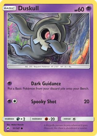 Duskull 51/147 - Burning Shadows