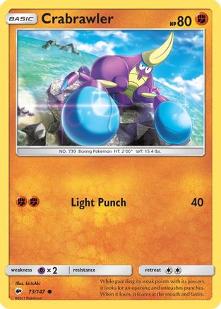 Crabrawler 73/147 - SM  Burning Shadows