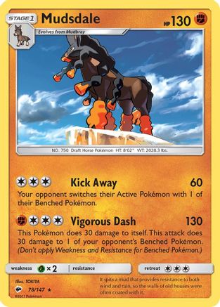 Mudsdale 78/147 - Burning Shadows