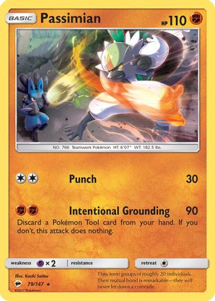 Passimian 79/147 - SM  Burning Shadows Reverse Holofoil