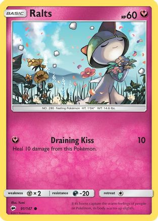 Ralts 91/147 - SM  Burning Shadows