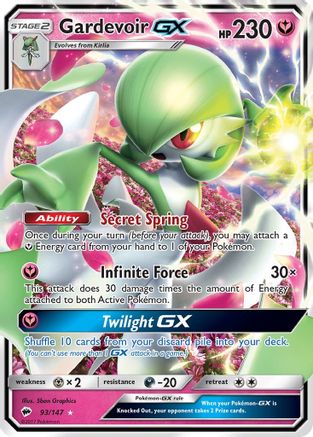 Gardevoir-GX 93/147 - Burning Shadows Holofoil