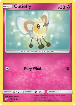 Cutiefly 95/147 - SM  Burning Shadows