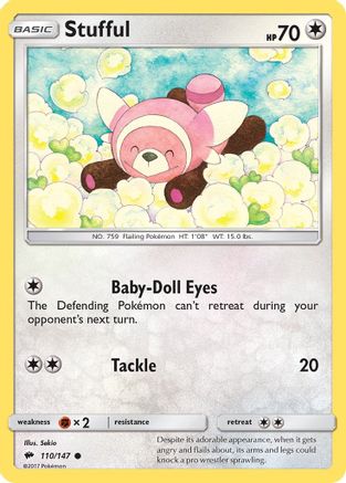 Stufful 110/147 - Burning Shadows Reverse Holofoil