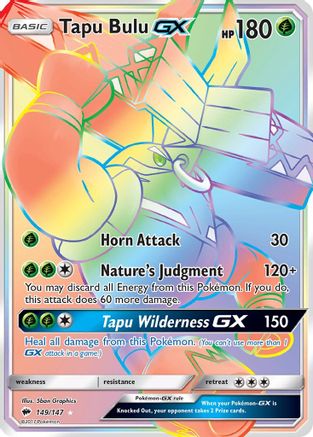 Tapu Bulu-GX 149/147 - Burning Shadows Holofoil