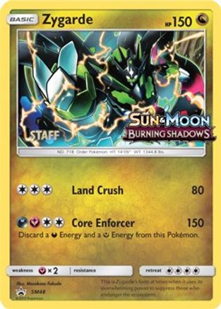 Zygarde - SM48 (Prerelease) [Staff] SM48 - SM Promos Holofoil