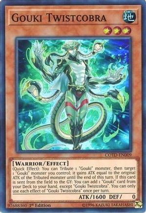 Gouki Twistcobra (COTD-EN009) - Code of the Duelist 1st Edition