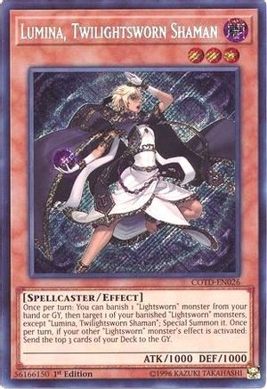 Lumina, Twilightsworn Shaman (COTD-EN026) - Code of the Duelist 1st Edition