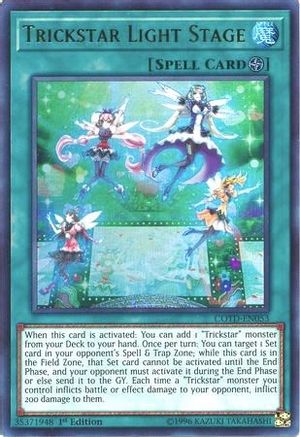 Trickstar Light Stage (COTD-EN053) - Code of the Duelist 1st Edition