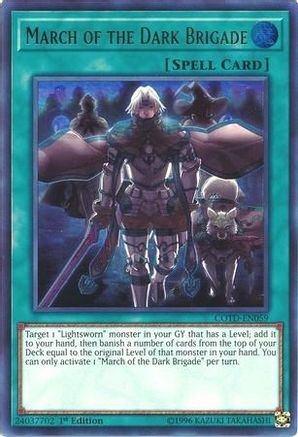 March of the Dark Brigade (COTD-EN059) - Code of the Duelist Unlimited