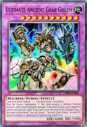 Ultimate Ancient Gear Golem (OP05-EN009) - OTS Tournament Pack 5 Unlimited