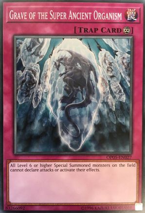 Grave of the Super Ancient Organism (OP05-EN027) - OTS Tournament Pack 5 Unlimited
