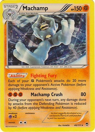 Machamp - 46/111 (Cosmos Holo) 46 - Blister Exclusives Holofoil