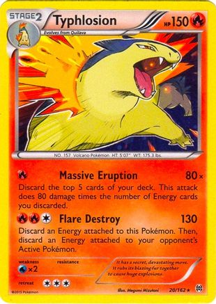 Typhlosion - 20/162 (Cosmos Holo) 20 - Blister Exclusives Holofoil