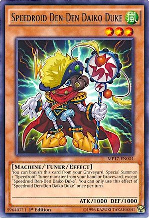 Speedroid Den-Den Daiko Duke (MP17-EN004) - 2017 Mega-Tins Mega Pack 1st Edition