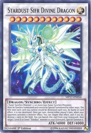 Stardust Sifr Divine Dragon (MP17-EN054) - 2017 Mega-Tins Mega Pack 1st Edition