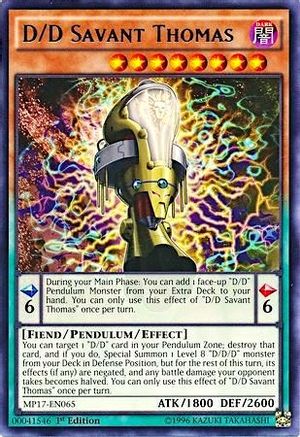 D/D Savant Thomas (MP17-EN065) - 2017 Mega-Tins Mega Pack 1st Edition
