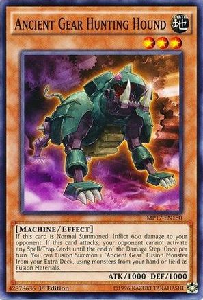 Ancient Gear Hunting Hound - MP17-EN180 - 2017 Mega-Tins Mega Pack 1st Edition