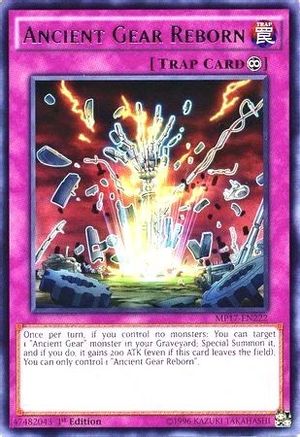 Ancient Gear Reborn - MP17-EN222 - 2017 Mega-Tins Mega Pack 1st Edition