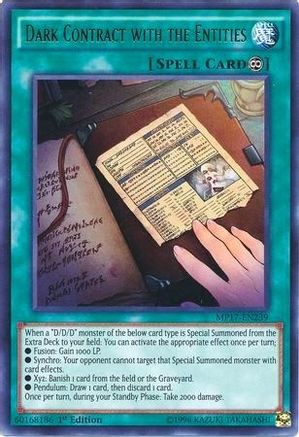 Dark Contract with the Entities (MP17-EN239) - 2017 Mega-Tins Mega Pack 1st Edition