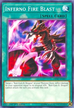 Inferno Fire Blast (LEDU-EN007) - Legendary Duelists 1st Edition