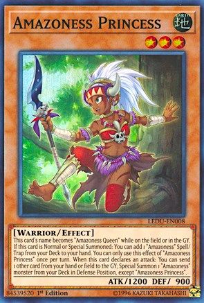 Amazoness Princess - LEDU-EN008 - Legendary Duelists 1st Edition