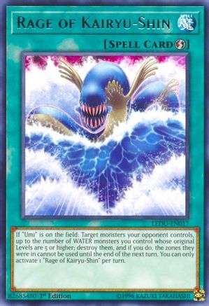 Rage of Kairyu-Shin - LEDU-EN017 - Legendary Duelists 1st Edition