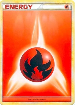 Fire Energy (2010 Unnumbered HGSS Style Non-Holo) - League & Championship Cards