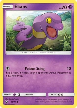 Ekans 36/73 - Shining Legends