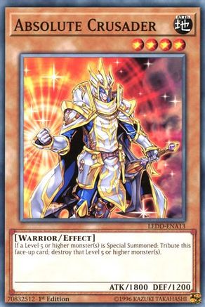 Absolute Crusader (LEDD-ENA13) - Legendary Dragon Decks 1st Edition