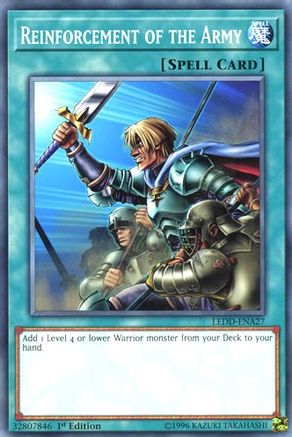 Reinforcement of the Army (LEDD-ENA27) - Legendary Dragon Decks 1st Edition