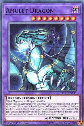 Amulet Dragon - LEDD-ENA35 - Legendary Dragon Decks 1st Edition