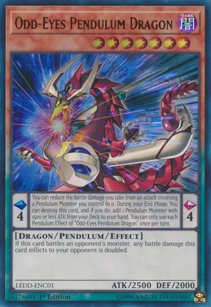 Odd-Eyes Pendulum Dragon (UR) (LEDD-ENC01) - Legendary Dragon Decks 1st Edition