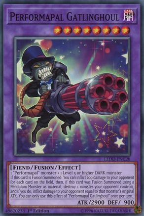 Performapal Gatlinghoul (LEDD-ENC28) - Legendary Dragon Decks 1st Edition