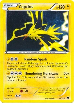 Zapdos - 41/99 (Next Destinies) 41 - Blister Exclusives Holofoil