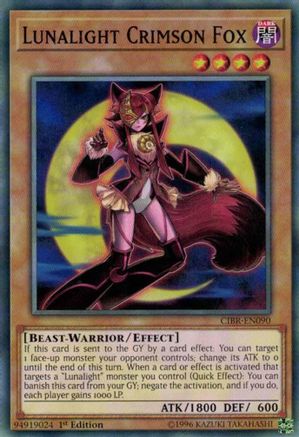 Lunalight Crimson Fox (CIBR-EN090) - Circuit Break Unlimited